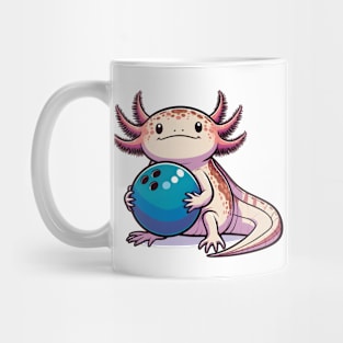 Bowling axolotl Mug